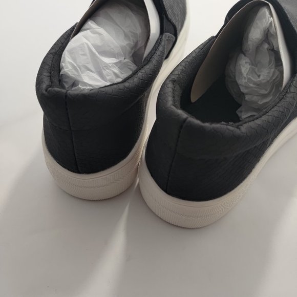 Hike-G Slip On Flat Platform Sneaker Black - Picture 3 of 8